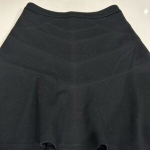 Gerard Darel classic work black knit‎ back zip skirt US 4 36 minimal luxe chic